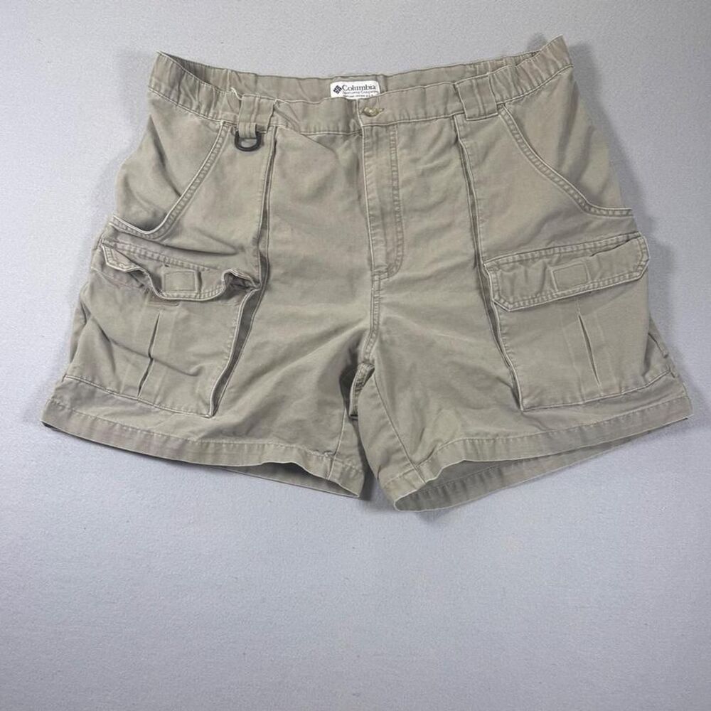 Columbia-sportswear Men's Tan and Cream Shorts